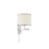 Madison Task Sconce 10'' Polished Nickel