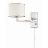 Madison Task Sconce 10'' Polished Nickel