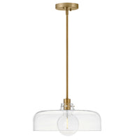 Maisie Pendant Light Lacquered Brass Clear By Lark Living