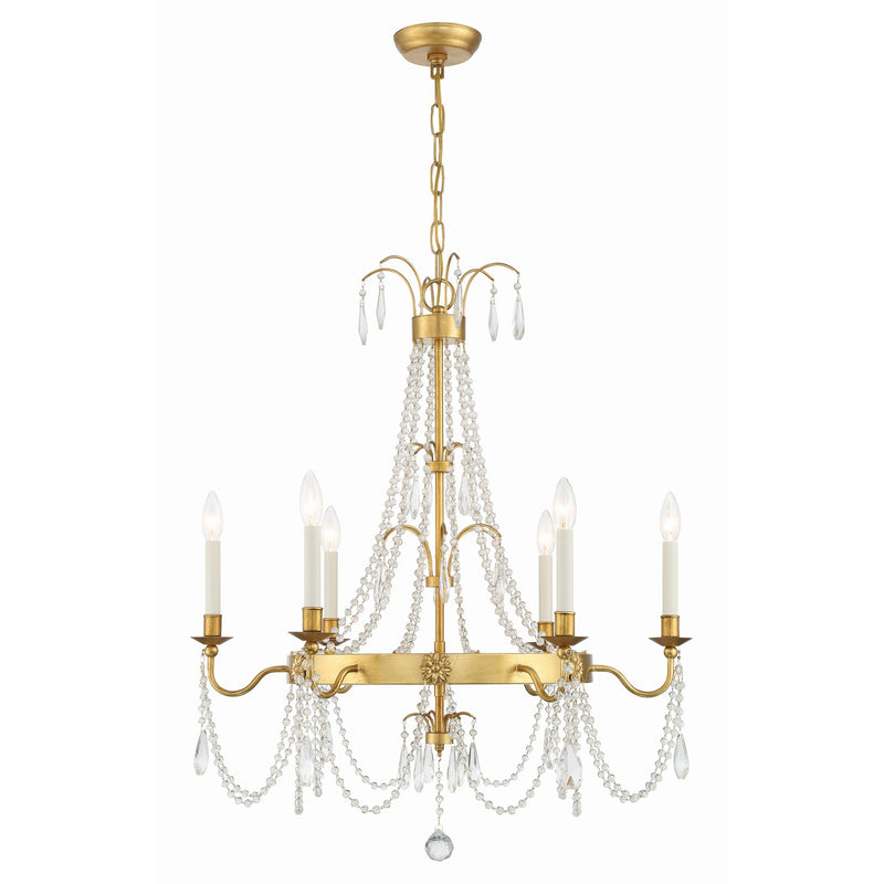 Maizey Chandelier 28'' Antique Gold
