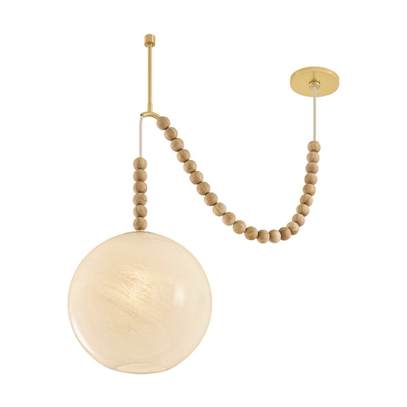 Makena Pendant - Aged Brass