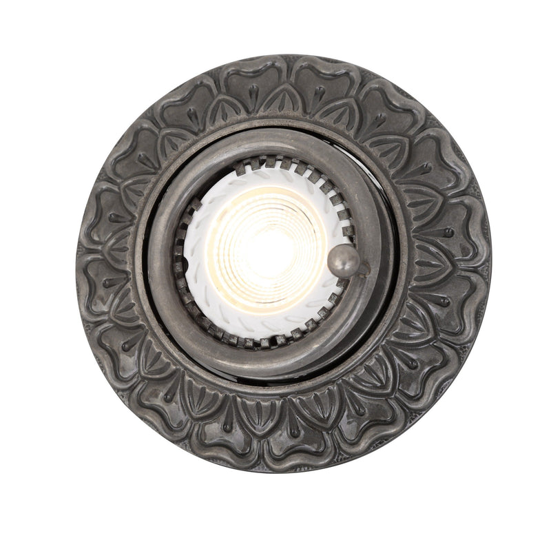 Mal Recessed Adjustable Spot Light - Antique Silver