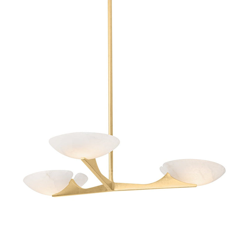 Malachite Chandelier - 3-Light by Corbett