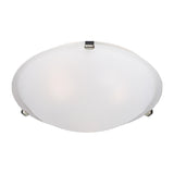 Malaga Flush Mount Satin Nickel by Maxim Lighting