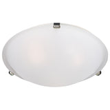 Malaga Flush Mount Satin Nickel by Maxim Lighting
