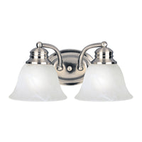 Malaga Vanity Light Satin Nickel by Maxim Lighting