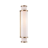 Malcolm Bath and Vanity Light - 19 Inch - Aged Brass by Hudson Valley
