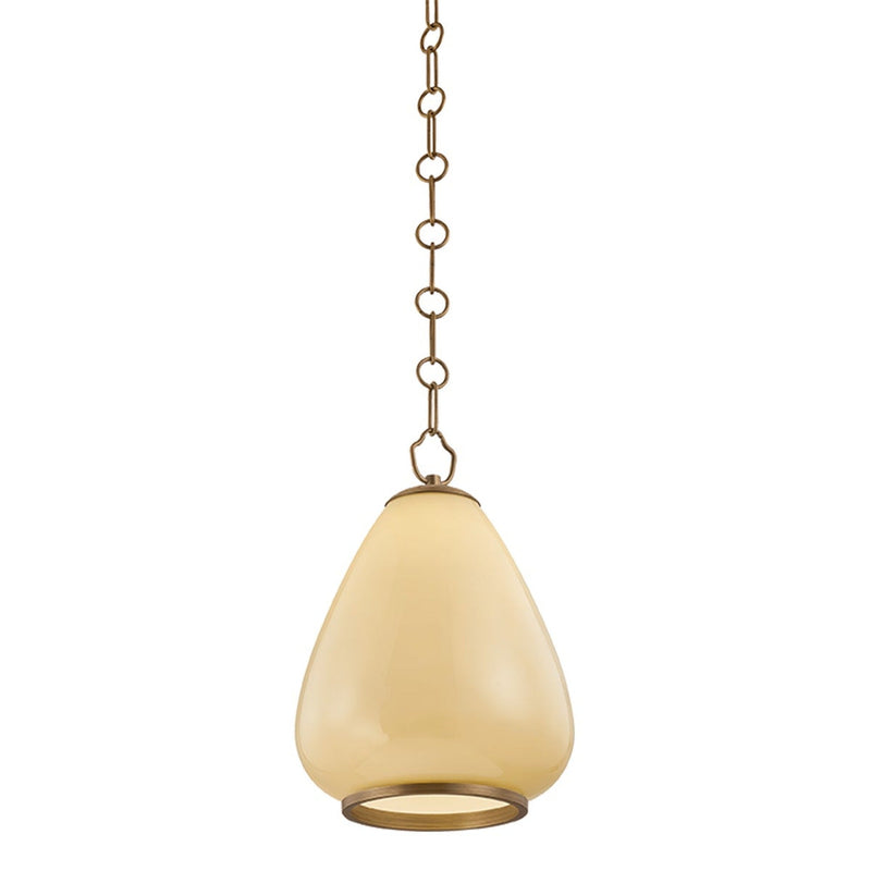 Maliah Pendant - Patina Brass