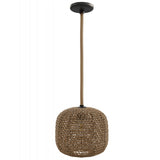 Malibu Cylindrical Pendant Small By Avenue Lighting - Front View