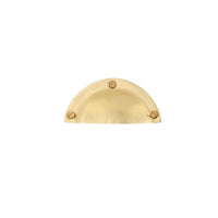 Malin Brass Drawer Shell Pull Handle