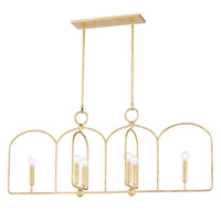 Mallory Linear Suspension - Gold Leaf