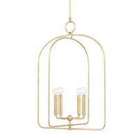 Mallory Pendant - Gold Leaf
