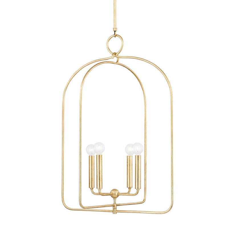 Mallory Pendant - Gold Leaf