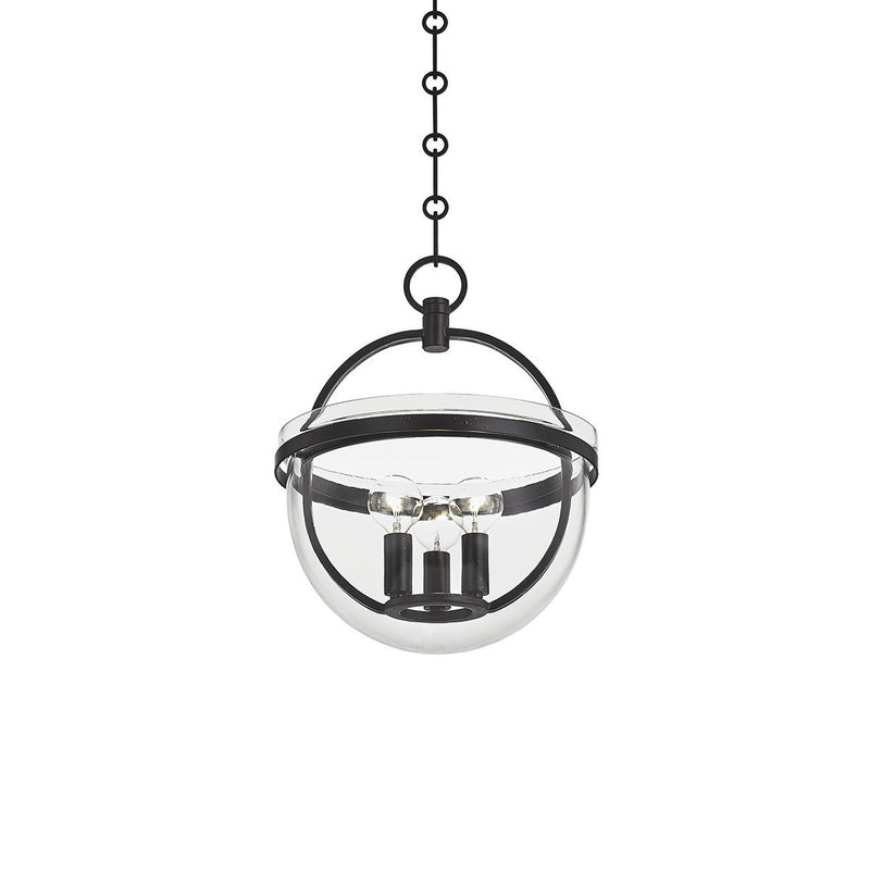 Malloy Lantern - 11.75 Inch - Aged Iron by Hudson Valley