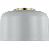 Malone Flushmount — 10 3/4", Matte Grey