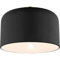 Malone Flushmount — 10 3/4", Midnight Black
