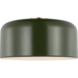 Malone Flushmount — 13 3/4", Olive