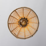 Malta Rattan Pendant - Antique Silver
