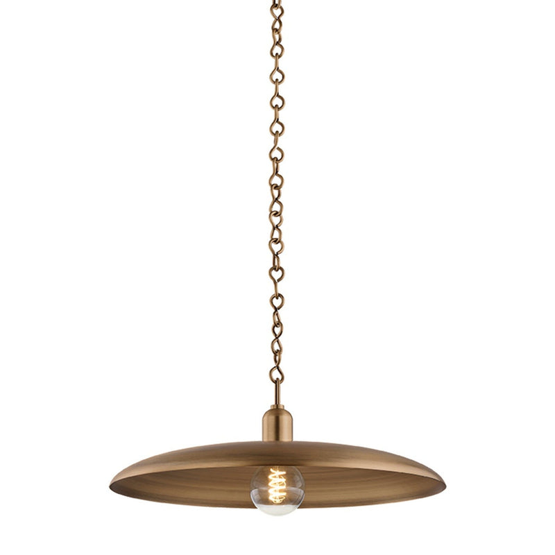 Mamie Pendant - Patina Brass