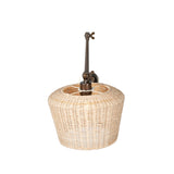 Manila Rattan Wall Light - Antique Brass