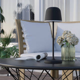 Mannera Portable Lamp Black By Eglo Lifestyle View