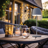 Mannera Portable Lamp Grey By Eglo Lifestyle View1
