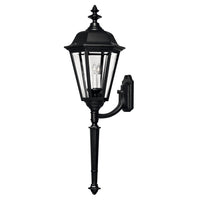 Manor House Double XL Wall Mount Lantern - Black - by Hinkley