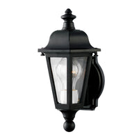 Manor House Wall Mount Lantern - Black - by Hinkley