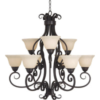 Manor Multi-Tier Chandelier by Maxim Lighting
