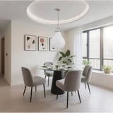 Mansfield 18-inch 1-light Champagne Gold Pendant Light with Opal Glass Shade