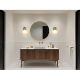 Mansfield 6-inch 1-light Champagne Gold Vanity Light with Opal Glass Shade