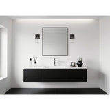 Mansfield 6-inch 1-light Matte Black Vanity Light with Clear Glass Shade