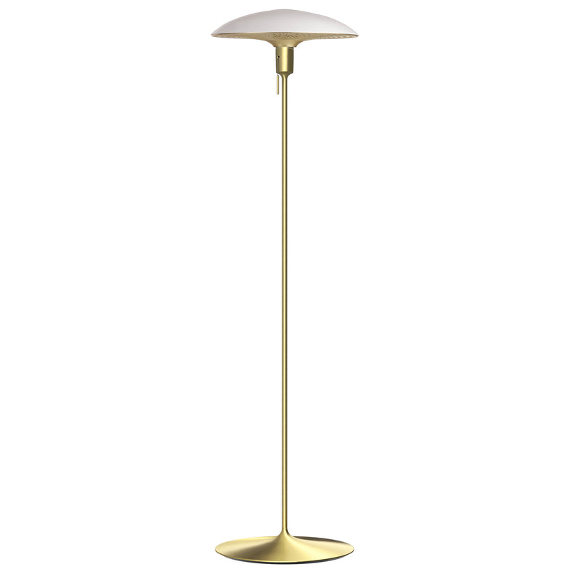 Manta Ray Floor Lamp White Brushed Brass By UMAGE