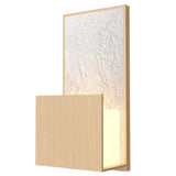 Maple Clean Wall Sconce with White Stone Accent by Accord