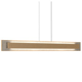 Maple Petra Linear Pendant with White Stone Accent by Accord
