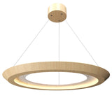 Maple Petra Round Suspension with White Stone Accent by Accord
