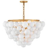 Marabel Medium Chandelier - Distressed Brass - by Fredrick Ramond