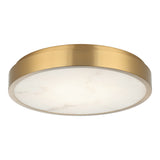 Marblestone Ceiling Mount 15 Inch Aged Gold Brass