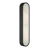 Marblestone Wall Sconce 22 Inch Matte Black