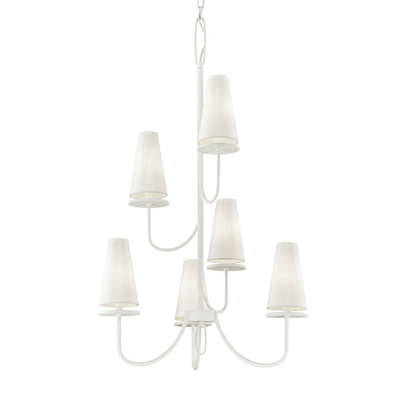 Marcel Chandelier - 28 Inch - Gesso White by Troy Lighting