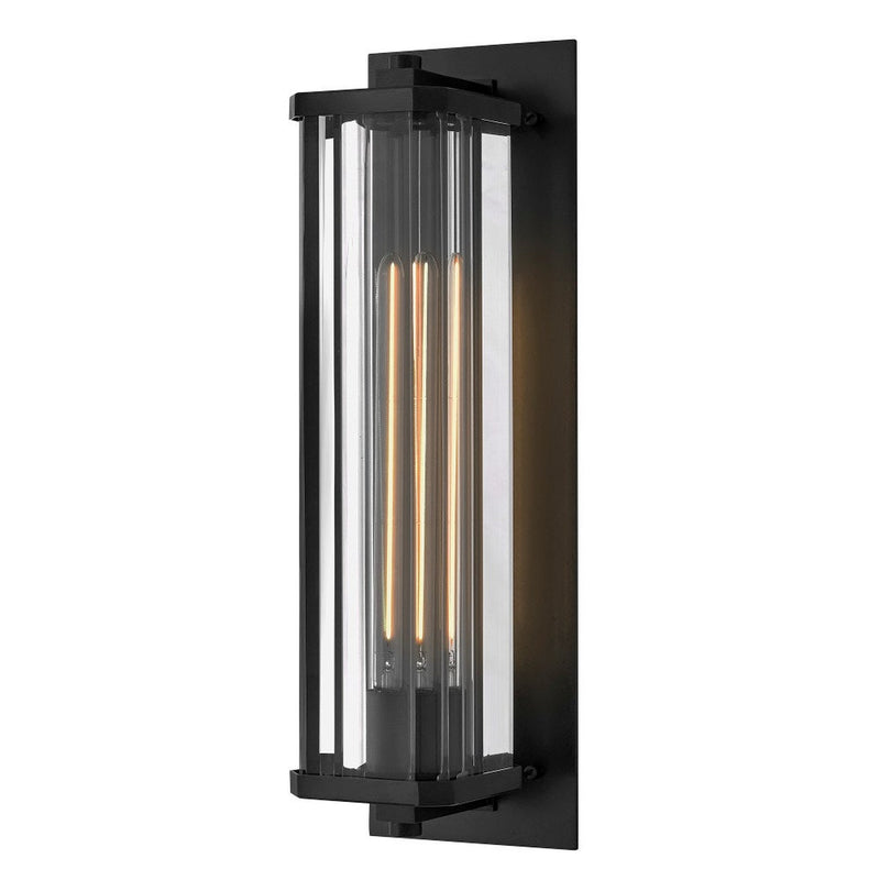 Marcel Wall Mount Lantern - Black