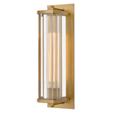 Marcel Wall Mount Lantern - Heritage Brass