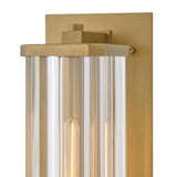 Marcel Wall Mount Lantern - Heritage Brass