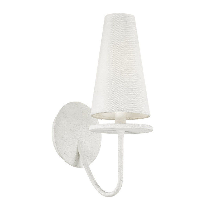 Marcel Wall Sconce - 1-Light - Gesso White by Troy Lighting