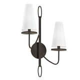 Marcel Wall Sconce - 2-Light - Textured Bronze by Troy Lighting