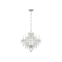 Maria Theresa Crystal Chandelier 20'' Polished Chrome