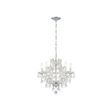 Maria Theresa Crystal Chandelier 20'' Polished Chrome