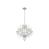 Maria Theresa Crystal Chandelier 20'' Polished Chrome