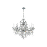 Maria Theresa Crystal Chandelier 28'' Polished Chrome