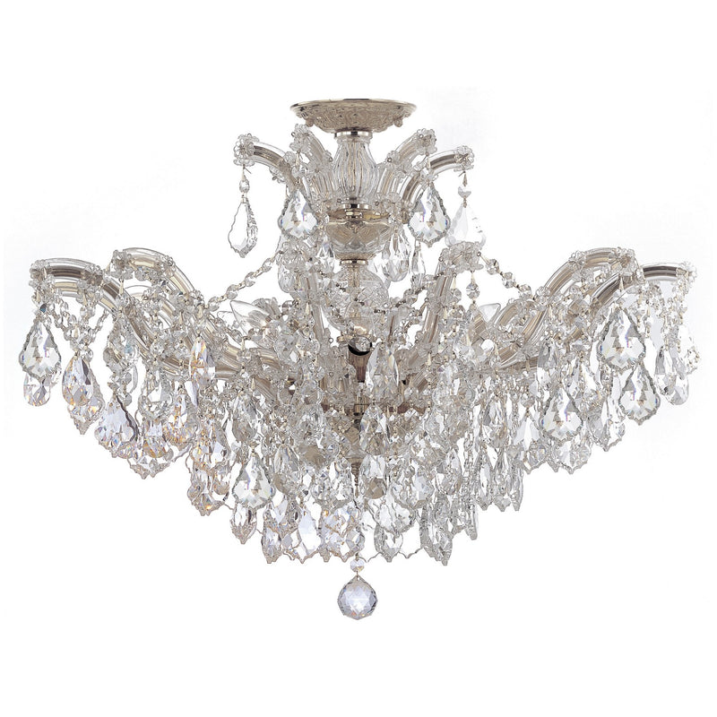 Maria Theresa Crystal Semi-Flush Mount 29'' Polished Chrome